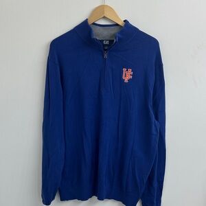 Cutter & Buck Men's Royal Blue Quarter-Zip Sweater Florida Gators